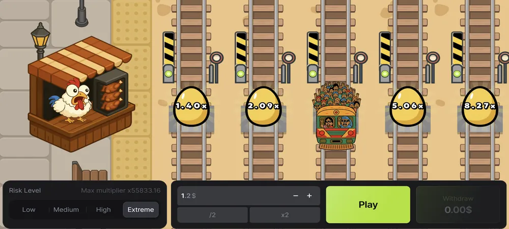 chicken train gr